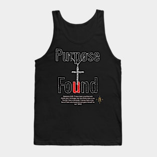 Purpose Found, Faith apparel Tank Top